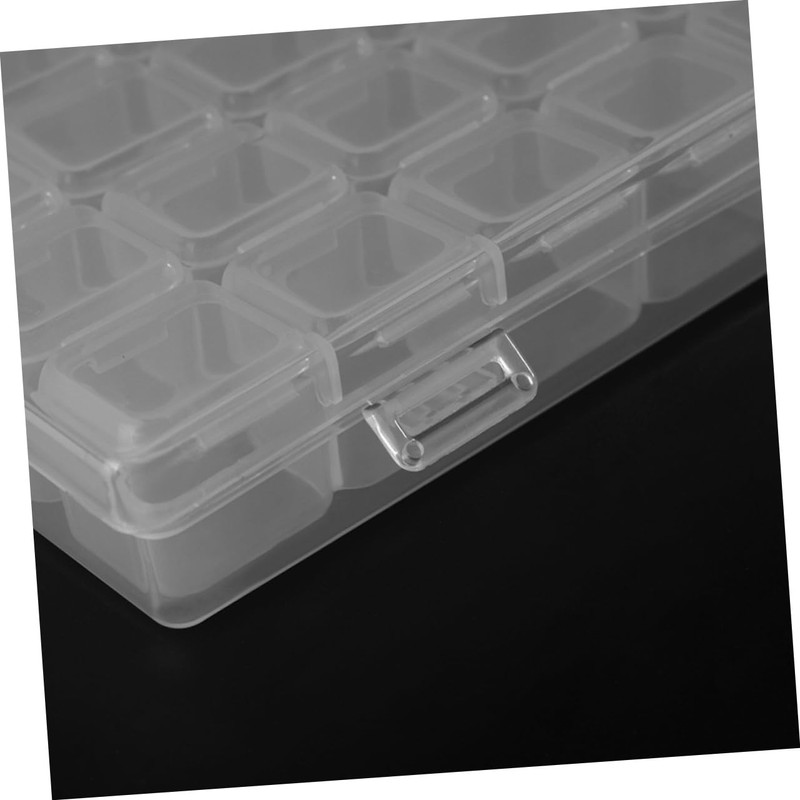 minkissy Box for Storage 56 Sections Glitter Containers Diamond Storage