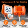 Deep Fry Thermometer - Digital Candy/Candle/Meat Thermometer with Rotatable Large