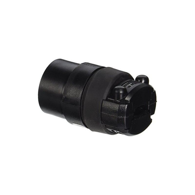 Leviton Cord Outlet, Polarized, Rubber w, 1 Count, 15 Amp,