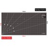 NEWBRAUG 24'' × 48'' Large Self Healing Cutting Double Sided