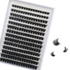 FANDIQ Individual Eyelashes 224PCS Natural Cluster Lashes D Curl Lashes