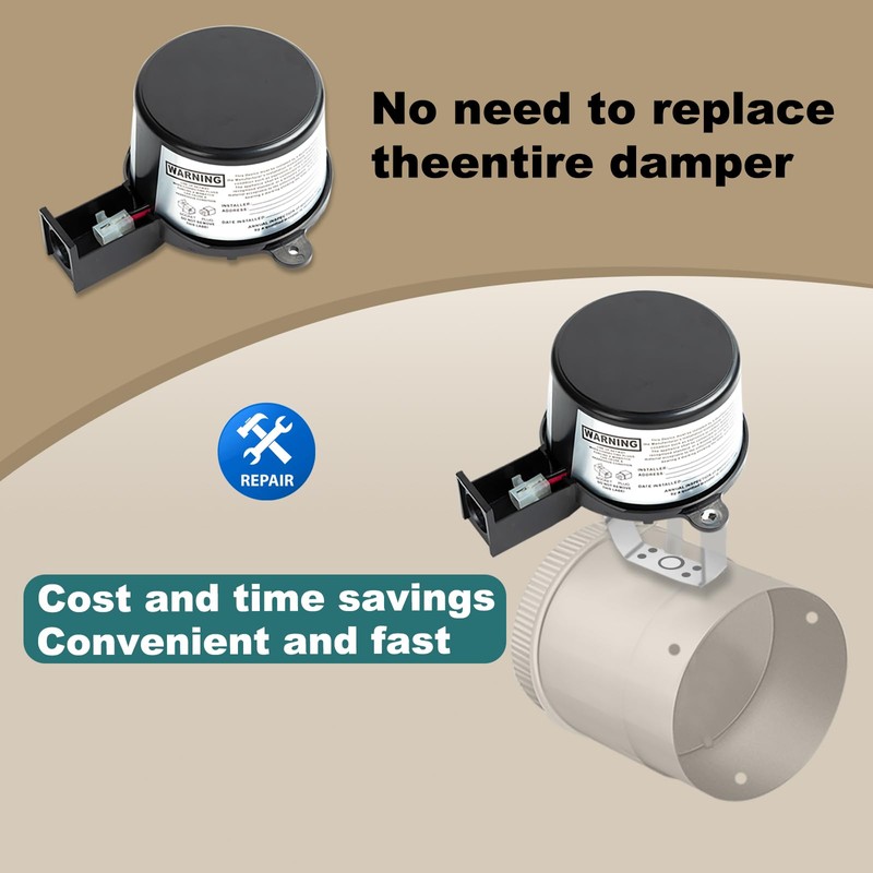 GVD-RAM PL Vent Damper Motor ，Assembly Compatible with Field Controls
