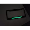 Red Line GLOWING Honda Sport License Plate Frame Tag Cover