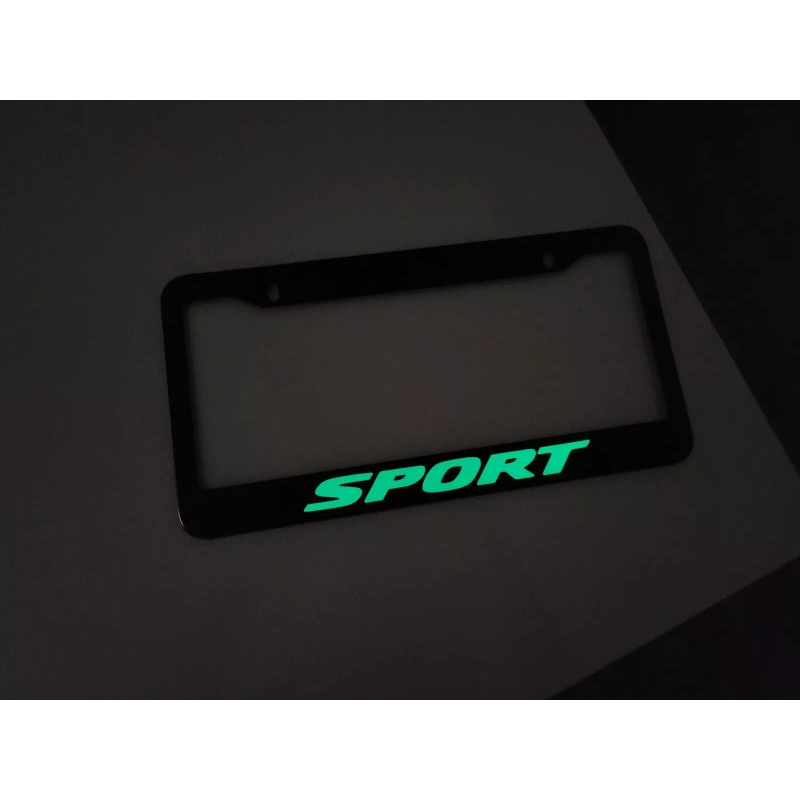 Red Line GLOWING Honda Sport License Plate Frame Tag Cover