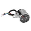 65mm Black Face LED Mechanical Motorcycle Speedometer Odometer Gauge with