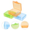 Hohopeti 3pcs Transparent Storage Box Set Clear Plastic Organizing Containers