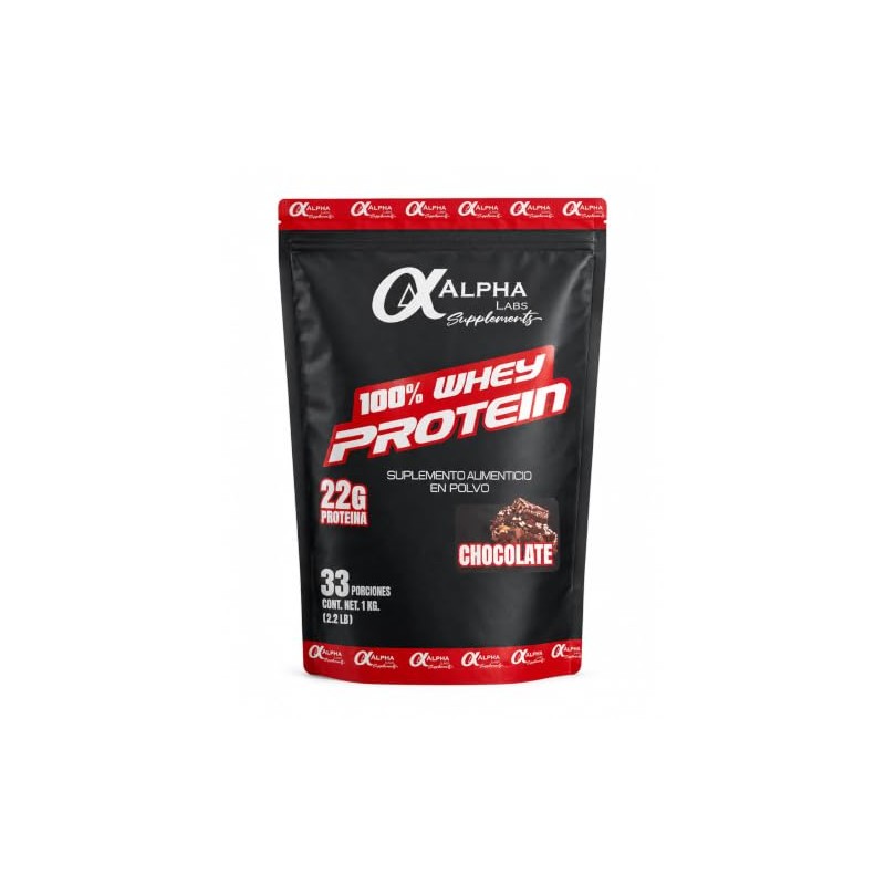 ALPHA LABS SUPPLEMENTS - Alpha Labs 100% Whey Protein 1