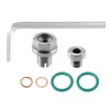 QUARKZMAN Oil Drain Plug Set Oversize Piggyback Oil Pan Self-Tapping