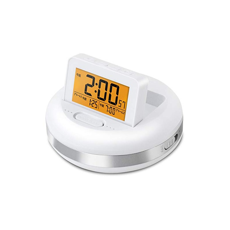 ADESSO MY-106 Alarm Clock, Vibration, Digital, Vibrating Crash, Double Alarm,