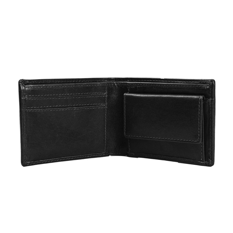 The Chesterfield Brand Dejan RFID Safe Leather Wallet Black, black,