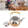 Tea Pot 1L Stainless Steel Thickened Strong Corrosion Resistant Silver