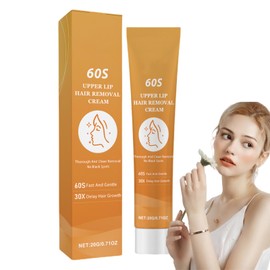 Facial Hair Removal Cream,Moisturizing Facial Hair Removal,Moisturizing Painless Hair Removal, De-lay Hair Growth,Gentle Upper Lip Hair Remover,Smooth Face Body Skin,Suitable for All Skin Types