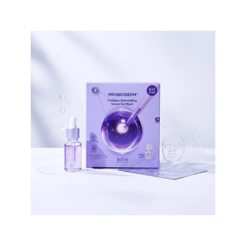 BioHealbo Bioheal Bo Probioderm Collagen Remodeling Serum Gel Mask 5+1