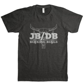 Rodeo Time JB/DB Bucking Bulls & Skull T Charcoal