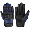 The AMA LOOK Leather Motorbike Gloves, Knuckle Protective Touchscreen Motorcycle