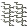 10pcs Inflatable Snakes Toy Scary Snake for Garden Farm Swimming