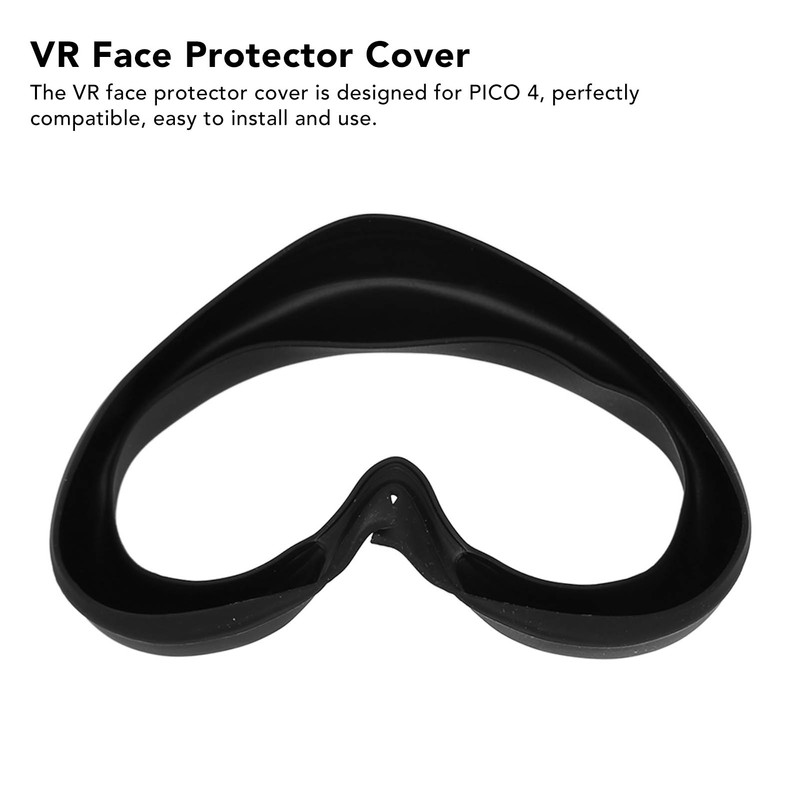 VR Silicone Face Cover Waterproof Washable Soft VR Face Pad