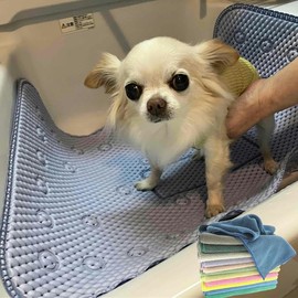Shampoo Anti-Slip Mat, Dog, Shampoo Towel, Medium Dog, Pet Towel Set, Small Dogs, Shampoo Sheet, Washbasin, Non-slip, Paw, Washable, Mat, Bathtub, Easy to Wash, Cushion Mat, Anti-Slip, Prevent Falls,