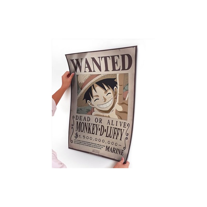 Tainsi One Piece Wanted Luffy New Juliste Poster 11 x