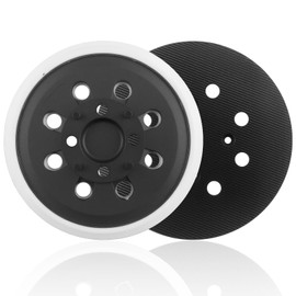 2pcs 5 Inch 8 Hole Buffing Random Orbital Sander for Bosch PEX 300 PEX 400/4000 AE, 125mm Replacement Orbit Sanding Pads, Round Hook and Loop Backing Pad for Sander Pads, High Speed Polishing
