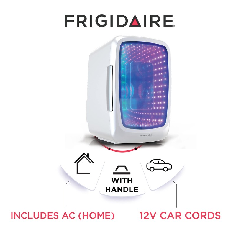 Frigidaire Gaming Light Up Mini Beverage Refrigerator, 6 can, 4