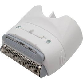 Shaver Attachment Compatible with Braun Silk-épil 5 7 9 Xpressive, White, Part Number 67030799, Complete Head with Foil and Blade for Type 5340 5375 5376 5377 5378 5390 5391 5392