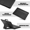 ELIATER Portable Bluetooth Keyboard with Leather Case Cover with for