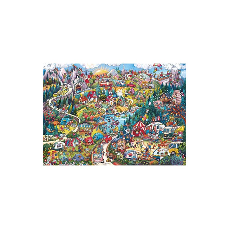 Heye Go Camping 2000 Piece Jigsaw Puzzle