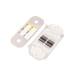 24/12 Core Fiber Optic Fusion Splicing Cassette with Clear Window Protection Tray A-026