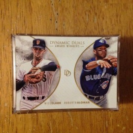 Will Clark Roberto Alomar Gold Glove DYNAMIC DUALS 2018 TOPPS ON-DEMAND