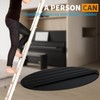 Extension Anti-Skid Ladder Stop Mat, 27"x15.7" Non-Slip Rubber Stabilizer Pad