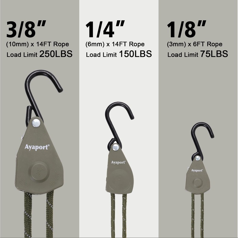 Ayaport Kayak Rope Tie Down 6ft Olive Drab Ratchet Straps