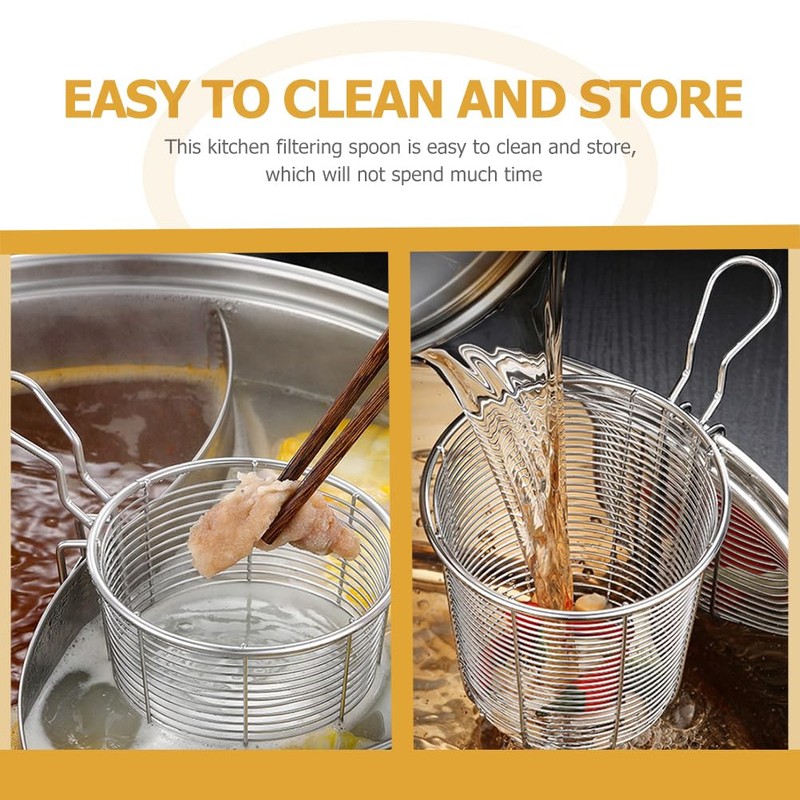 DOITOOL Stainless Steel Pasta Shot Spider Spaghetti Dumpling Small for