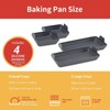 Joyeee Silicone Baking Sheet Pan Dividers for Cooking, 4pcs Non