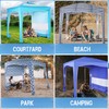 UPWELL Beach Tent Easy Set Up Canopy Sun Shelter Shade