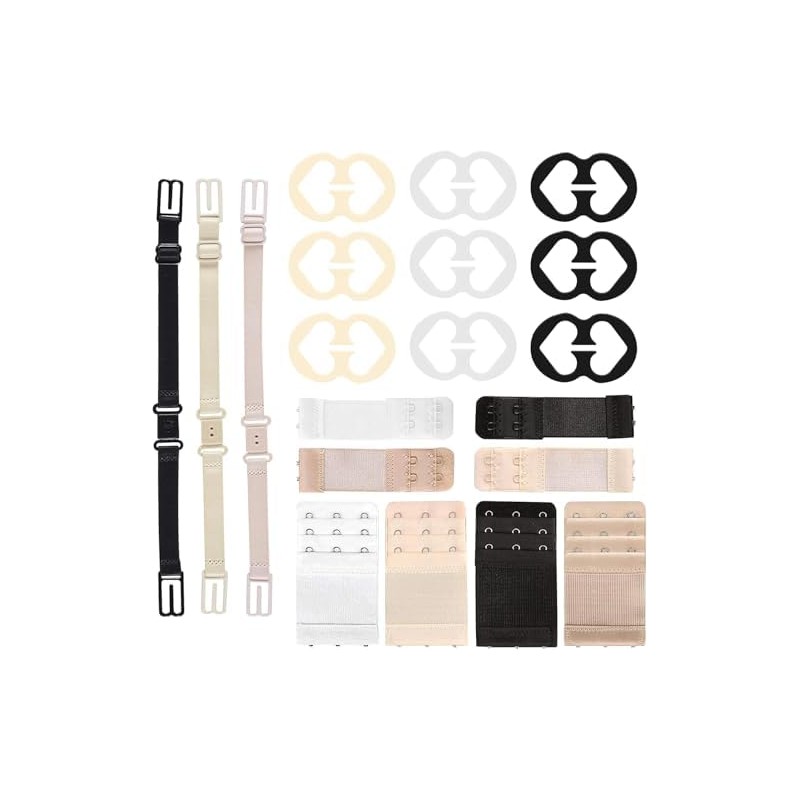 20 Piezas Extensor de Brasier para Mujer, Tirantes para Brasier