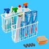Cabinet Door Organizer 2Pcs, Foil and Plastic Wrap Organizer with