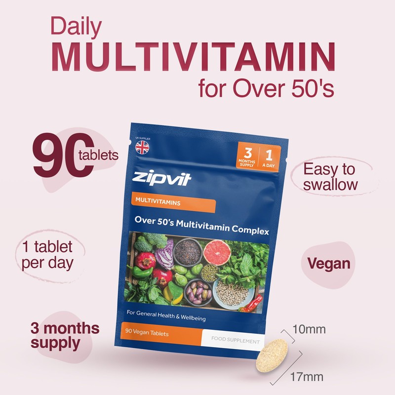 Zipvit Multivitamin Advanced 50 Plus Active Formula for Women &