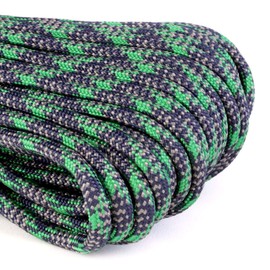 Atwood Rope MFG 550 Paracord 100 Feet 7-Strand Core Nylon Parachute Cord Outside Survival Gear Made in USA | Lanyards, Bracelets, Handle Wraps, Keychain (Mackerel)