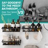 Cusbus Shower Caddy, 3 Pack Organizer, Adhesive No Drilling Traceless