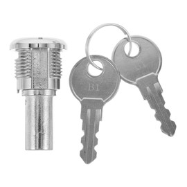 VOSAREA 1 Set Vending Machine Lock Replacement Secure Metal Cylinder Lock Assembly Kit for Gumball Machine Candy Dispenser