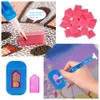 SENHAI ダイヤモンドペインティングペンキット 45本セット ダイヤモンドアートペン ステンレス&プラスチックスチールチップ パーソナライズ 5Dダイヤモンドペインティングアクセサリーツール DIYペインティングクラフト用