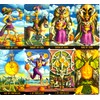 Tarot Cards, 78 Cards, Weighted Edition, Tarot Divination, Jack-O'-Lantern Tarot,