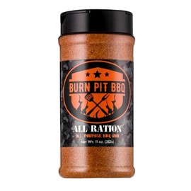 Burn Pit BBQ Seasoning – All Purpose BBQ Rub – Versatile All-Purpose Meat Rub – Natural, No Artificial Ingredients – Perfect for Pork, Chicken, Beef, Vegetables, and More