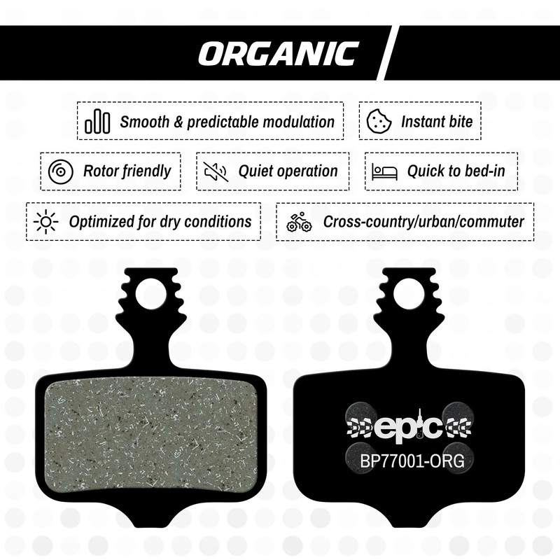 epic Disc Brake Pads for SRAM Rival, RED, Apex, Force,