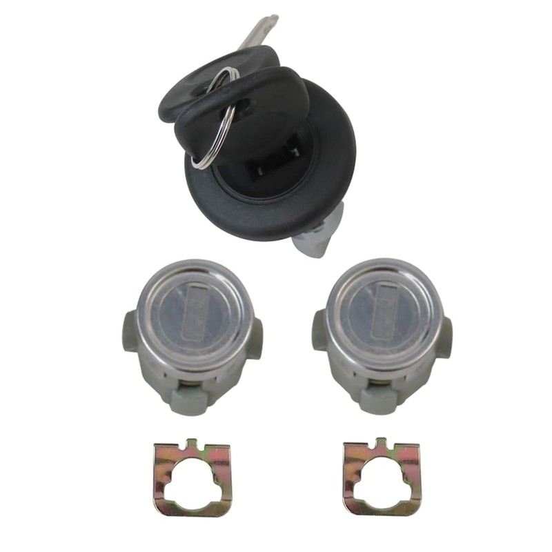 598007 Pair of Ignition Lock Cylinder w/Front Door Lock Cylinder
