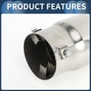INFINAUTO Exhaust Tip Rear 1.5" - 3.1" Inlet 3.5" Outlet