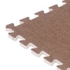10pcs Cotton Linen Interlocking Carpet Tiles Anti Slip Floor Protection