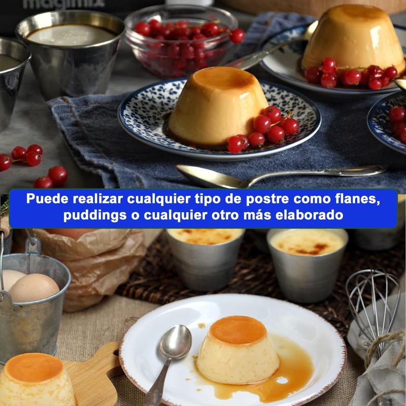 LOW&EE® Stainless Steel Pudding Mould for Pudding Individual Moulds Baking
