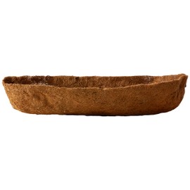 Bosmere Pre-Formed Coco Liner with Soil Moist – 36-Inch Replacement Liner for Window Boxes & Hanging Baskets